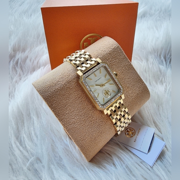 Tory Burch Gold Women's Watch Original Brand New Witg Tag No Negotiable - Picture 12 of 14